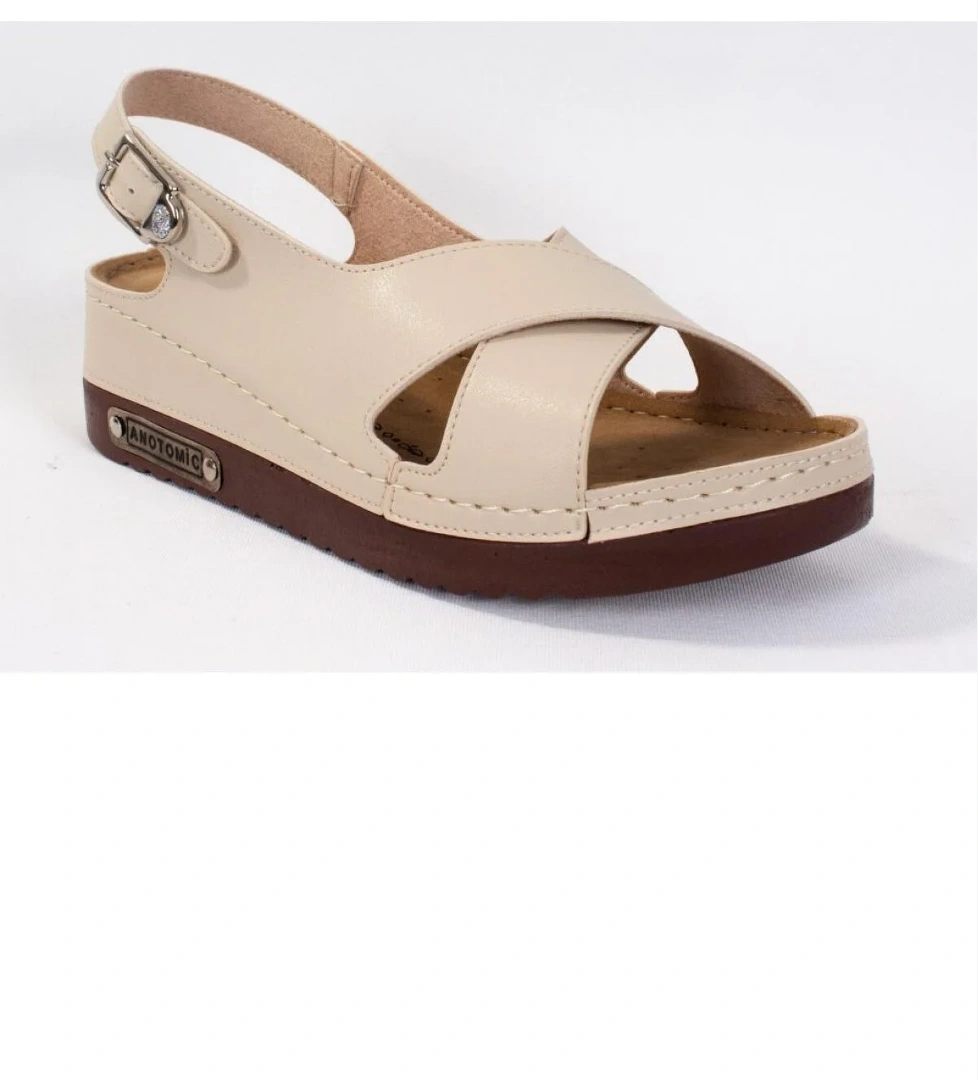 Dagoster DZA37-3031 Bej Günlük Ortopedik Kadın sandalet model görseli