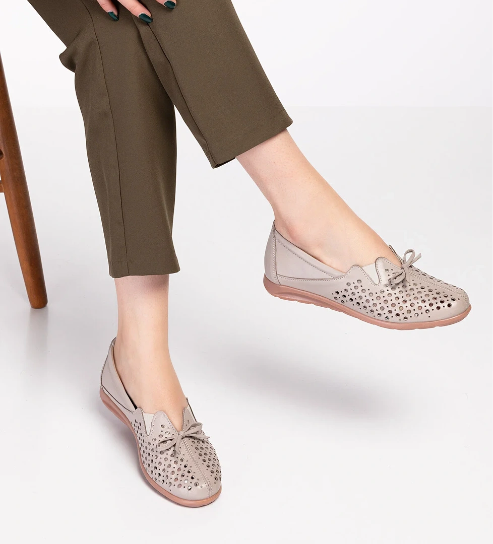 Gondol Hakiki Deri Ortopedik Taban Günlük Ayakkabı esfa.2605