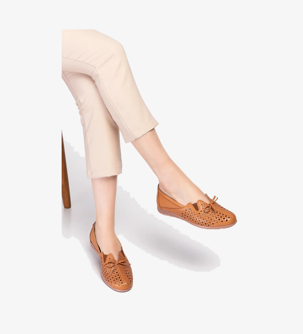 Gondol Hakiki Deri Ortopedik Taban Günlük Ayakkabı esfa.2605