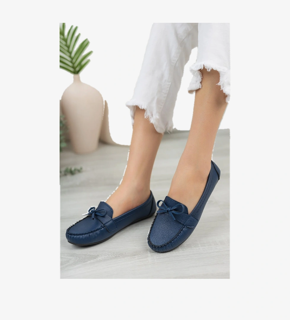 Khayt Belare Casual Günlük Kadın Babet Ayakkabı - Görsel 1