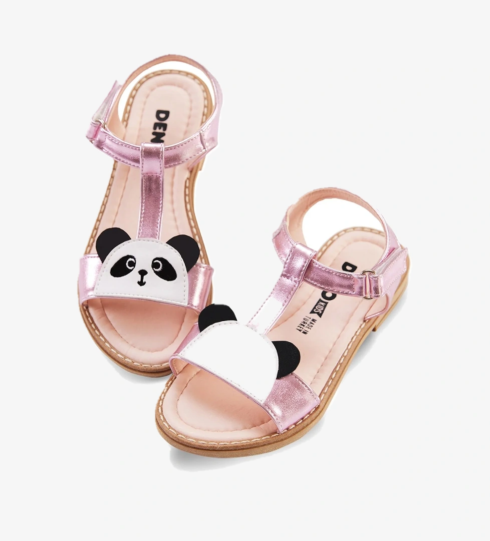 Denokids Panda Kız Çocuk Sandalet model görseli