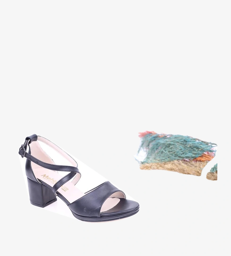 Papuç Sepeti Mht 1660 Kadın 6 Cm Topuklu Açık Platformlu Ayakkabı model görseli