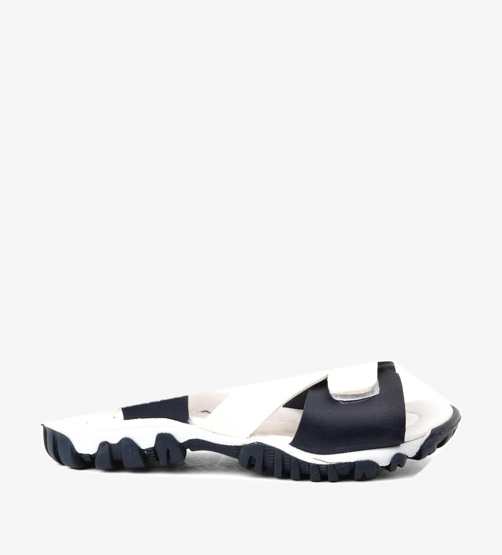 Ayakmod Şr60 Kot Lacivert Beyaz Mavi Kırmızı Cırt Cırtlı Erkek Comfort Çocuk Sandalet model görseli