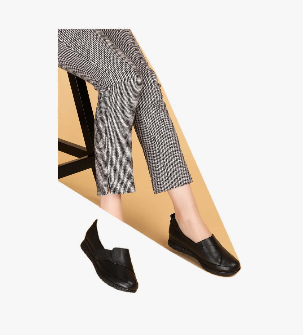 Gondol Kadın Hakiki Deri Anatomik Yumuşak Taban Günlük Ayakkabı pyt.1205