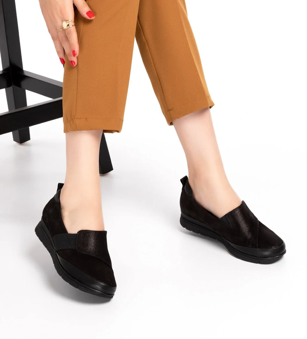 Gondol Kadın Hakiki Deri Anatomik Yumuşak Taban Günlük Ayakkabı pyt.1205