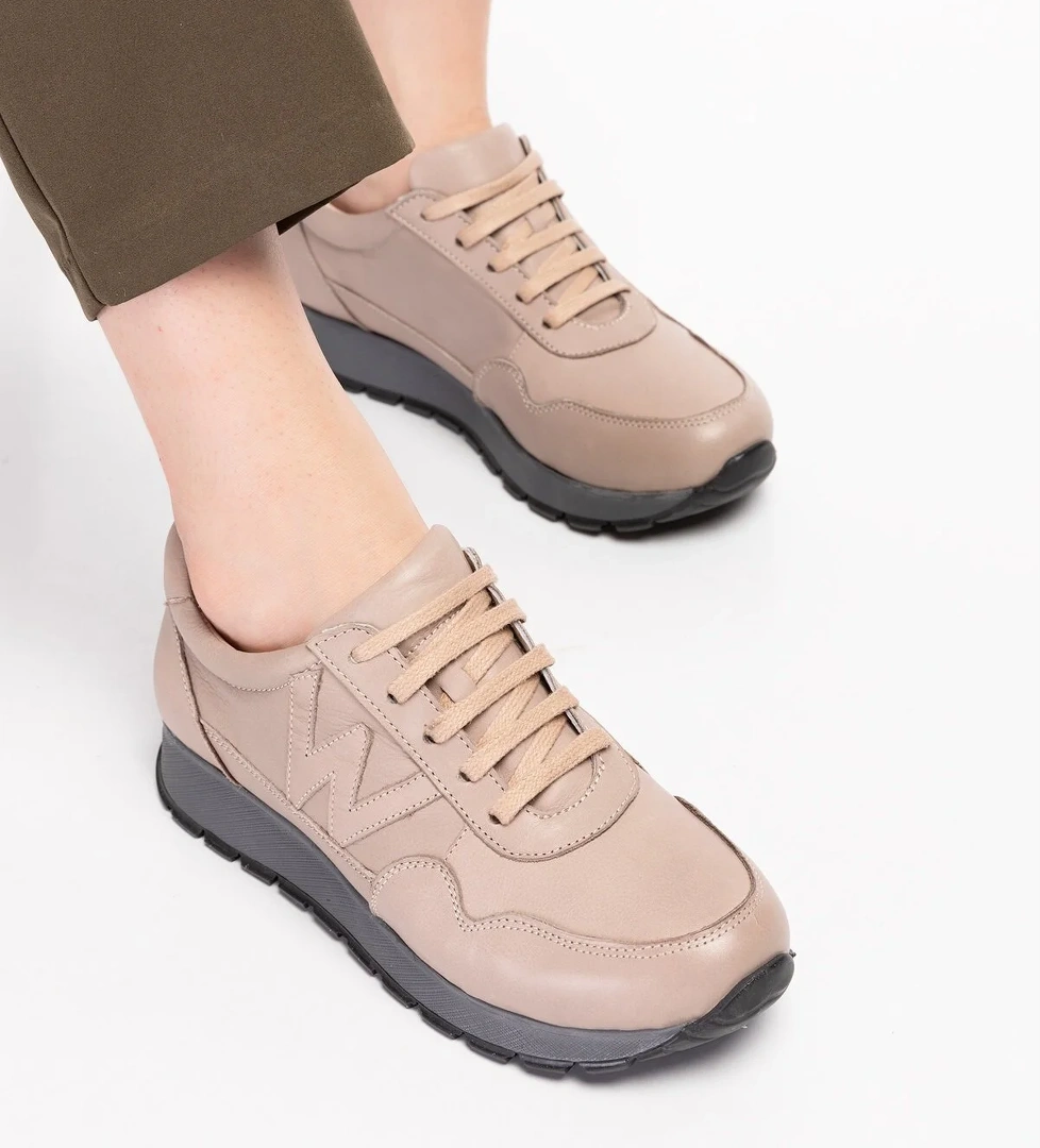 Gondol Içi Dışı Hakiki Deri Anatomik Taban Spor Ayakkabı flf.444