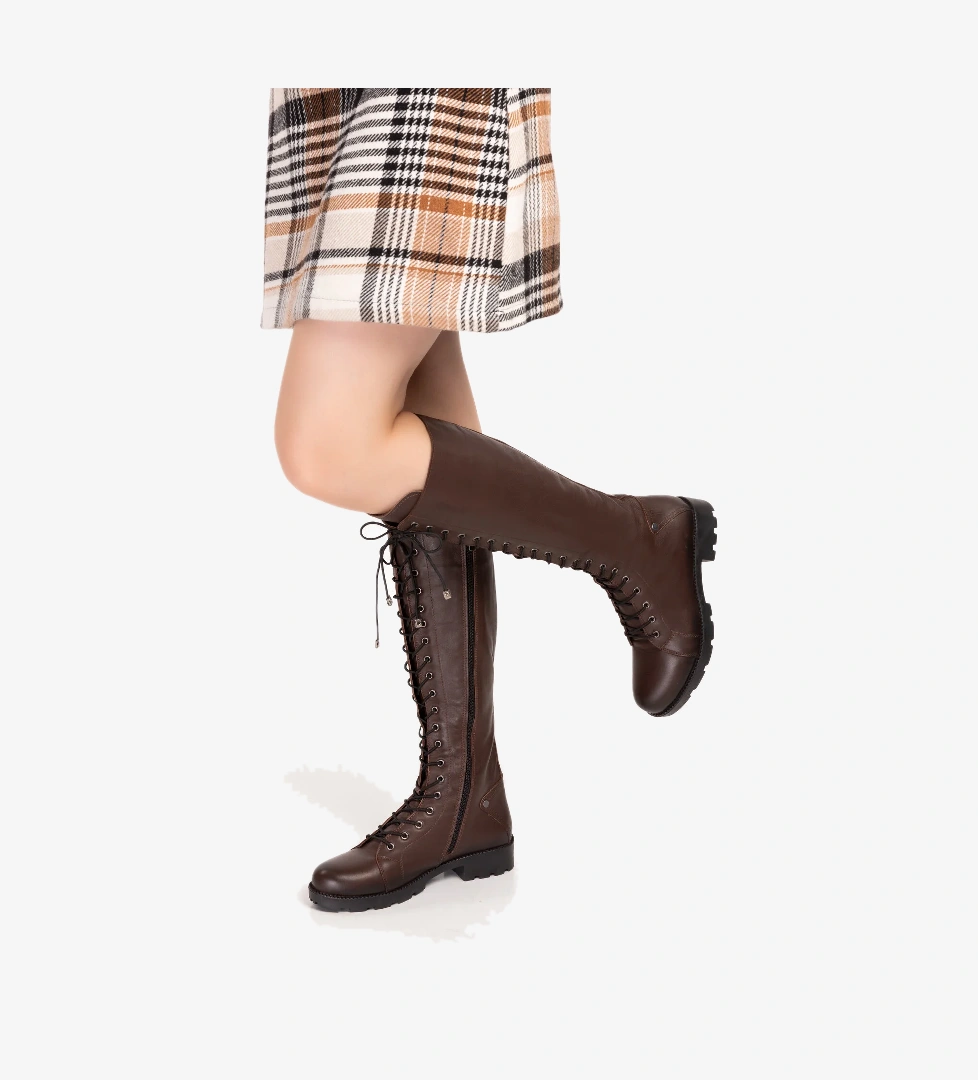 Gondol Kundura Gondol Hakiki Deri Binici Çizme Dgn.574-2 model görseli