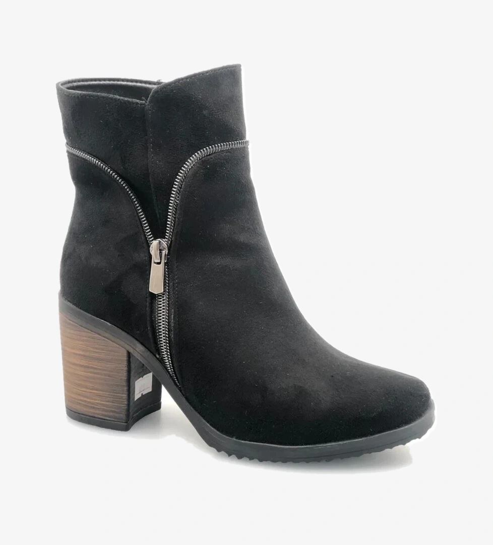 Kocamanlar Mehtap Süs Fermuarlı Kauçuk Taban Kadın Bot model görseli