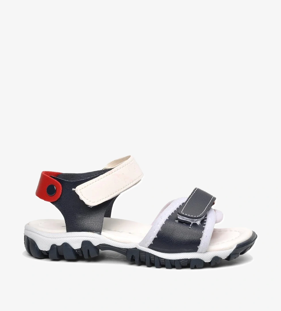 22Y06 Lacivert-Kırmızı-Beyaz Erkek Çocuk Sandalet