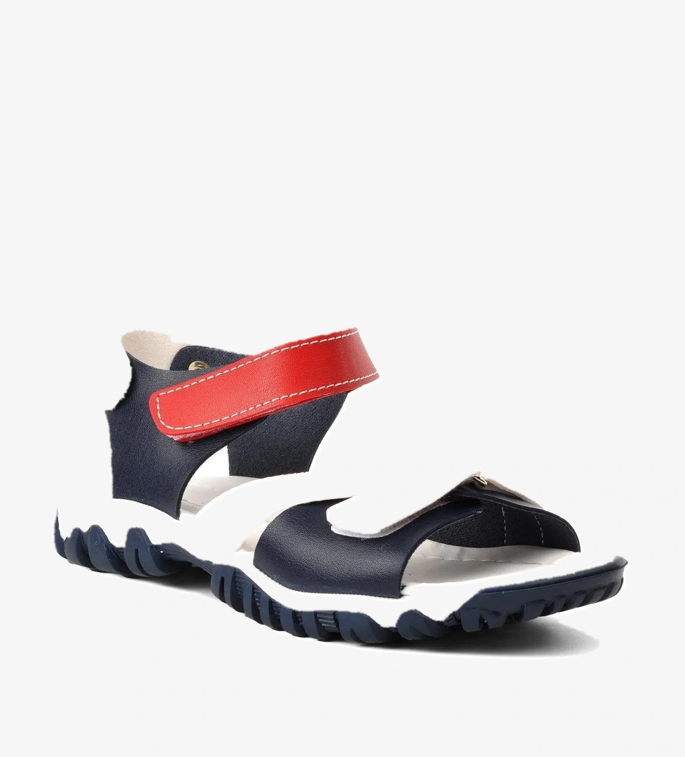 Ayakmod Şr60 Lacivert-Beyaz-Kırmızı Erkek Çocuk Comfort Sandalet model görseli