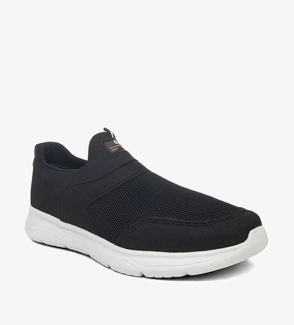 075-22 Faylon Aqua Sneakers Ayakkabı 36-39 Siyah Beyaz - Görsel 1