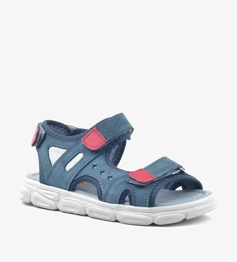 Rakerplus Flint Hakiki Deri Gri Çocuk Sandalet model görseli