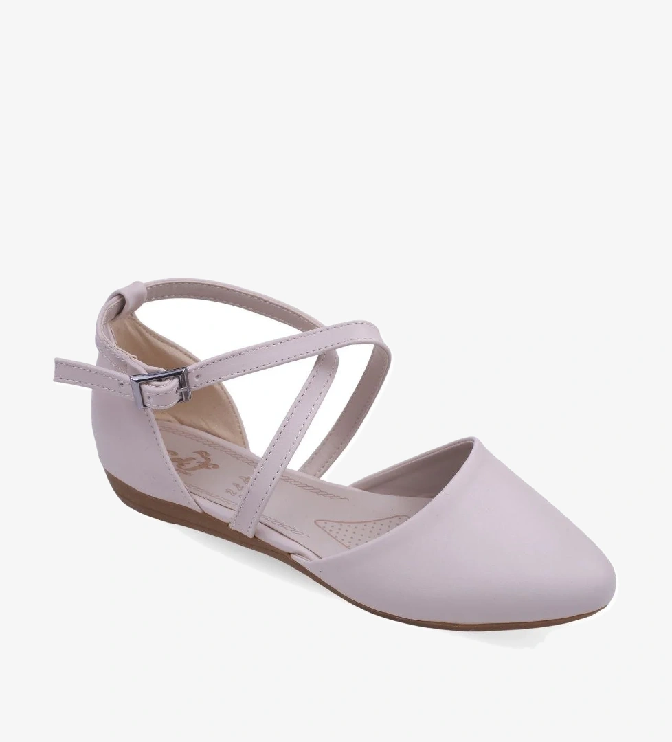 Sedef 298 Kadın Bilekten Bağlı Günlük Babet Ayakkabı model görseli