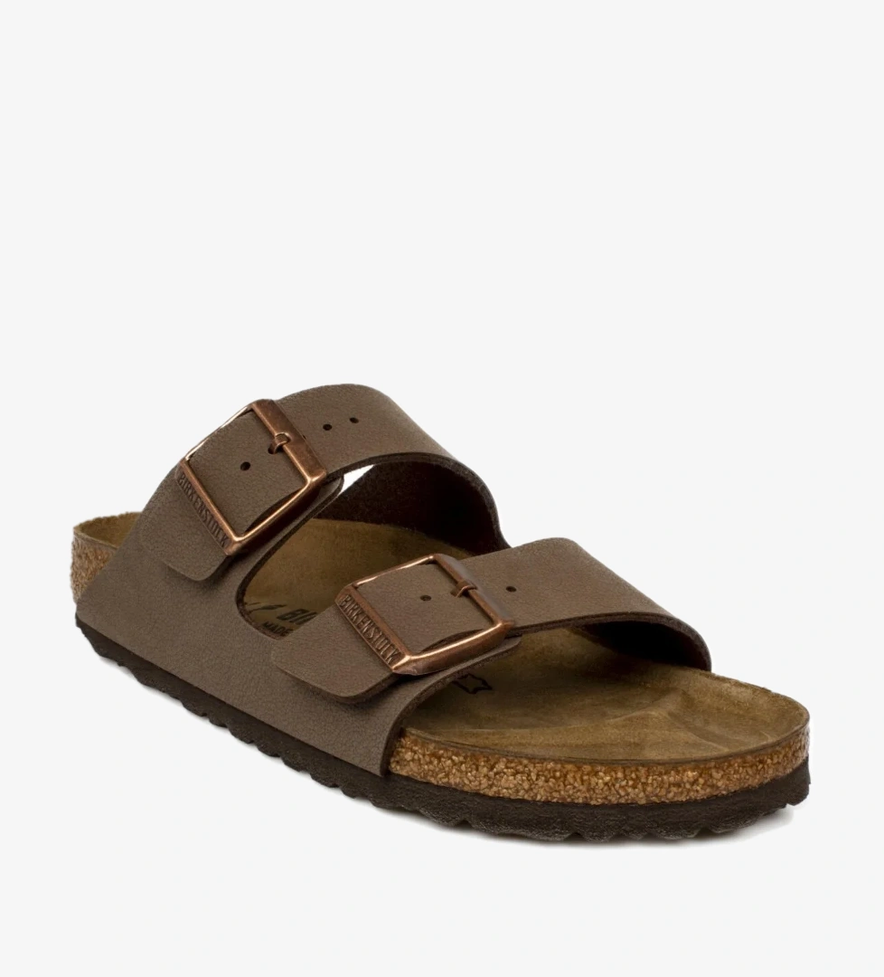 Arizona Bf Çift Toka Kahverengi Kadın Terlik