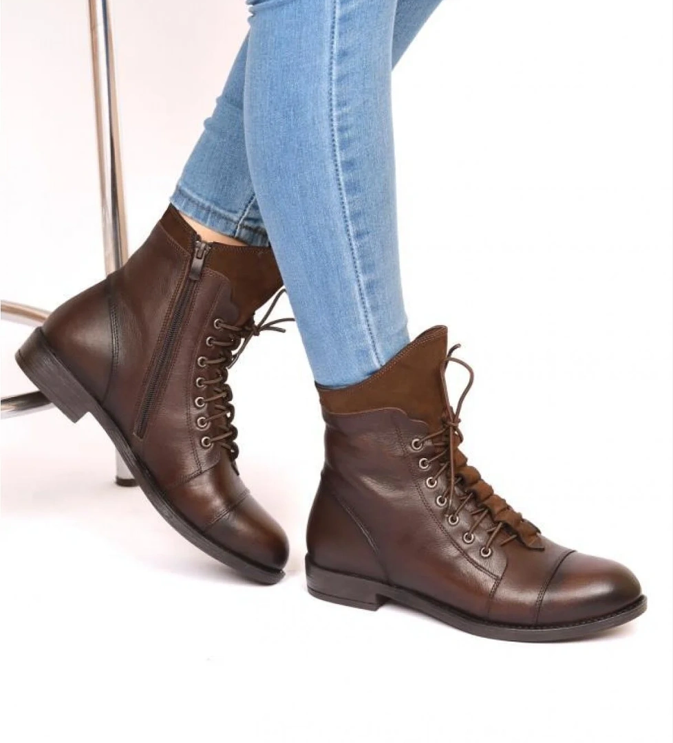 Scavi̇a Scavia Orto Pedik Comfort Hakiki Deri Bayan Bot model görseli