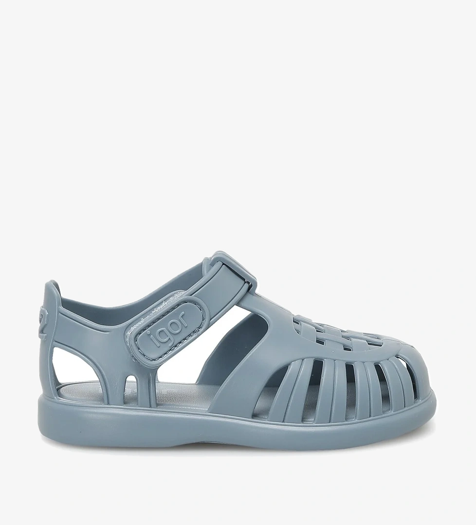 S10271 TOBBY SOLID Mavi Kız Çocuk Sandalet