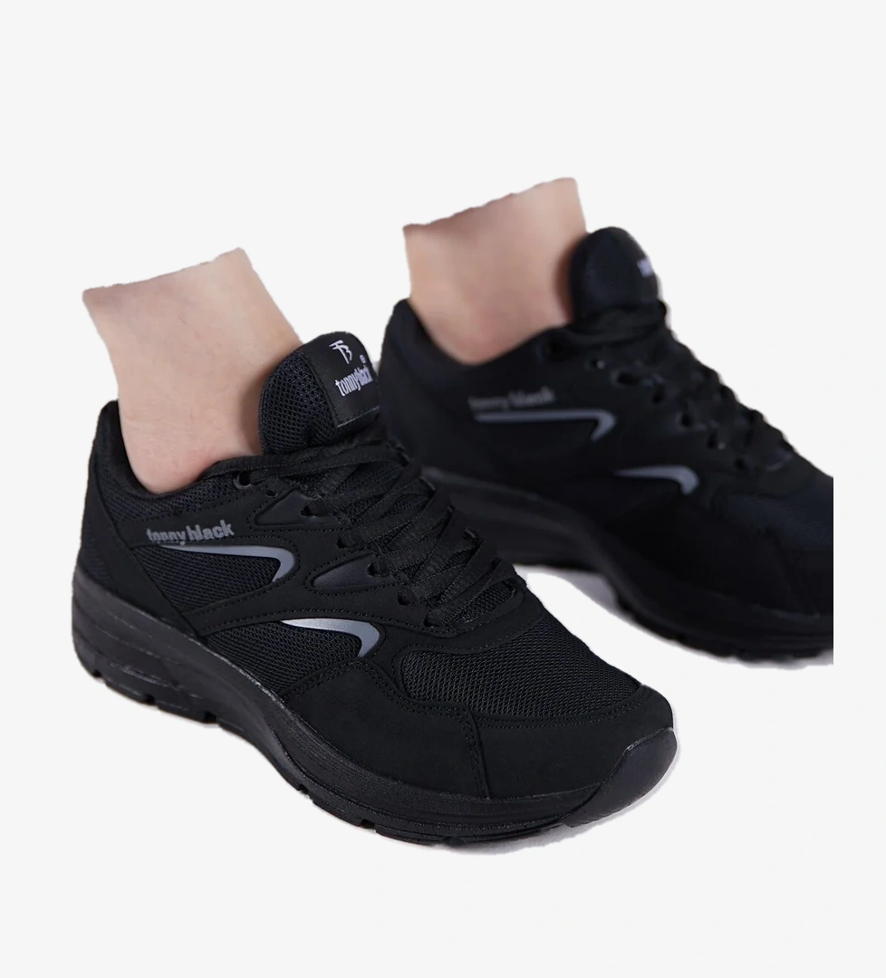 Unisex Siyah Füme Spor Ayakkabı 772-0