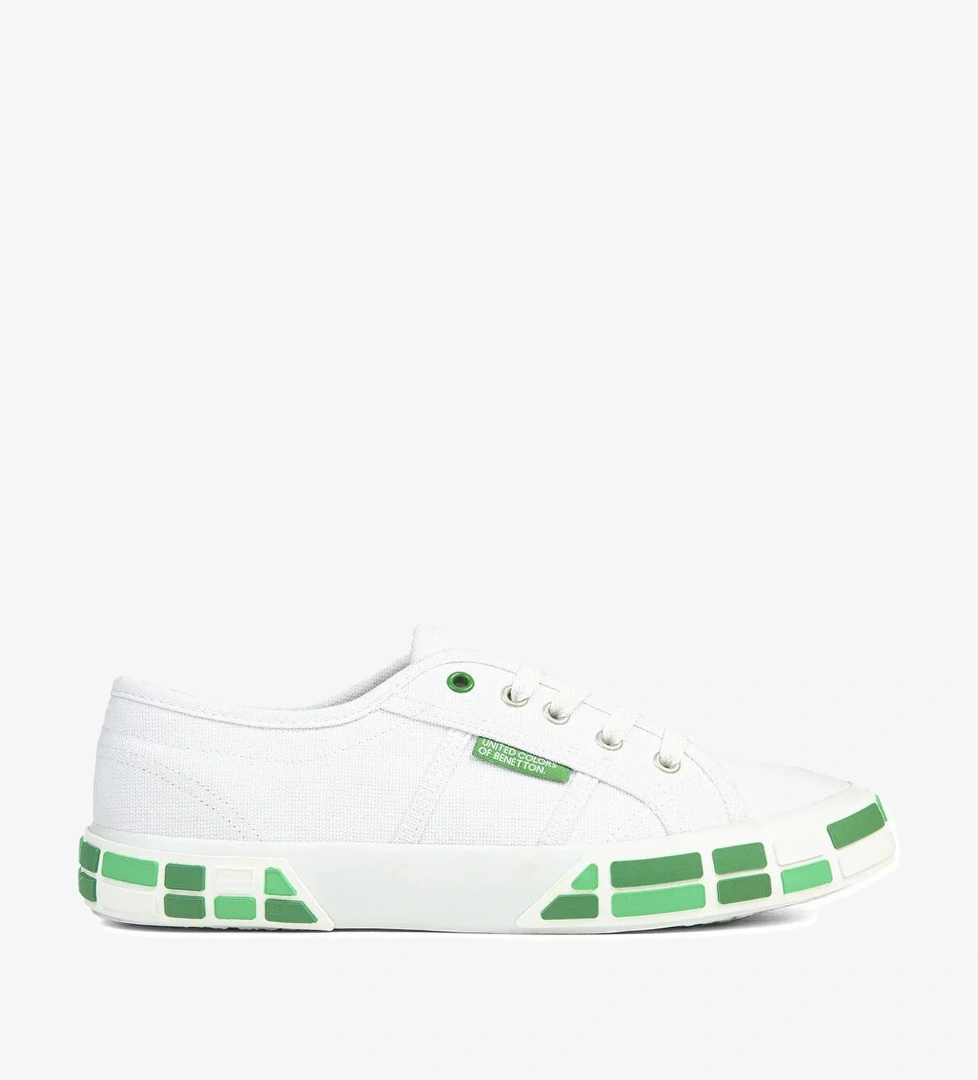 ® | BN-30691-3114 Beyaz Yeşil - Kadın Spor Ayakkabı