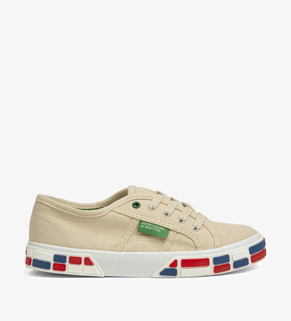 Benetton ® | BN-30691-3114 Bej - Kadın Spor Ayakkabı model görseli