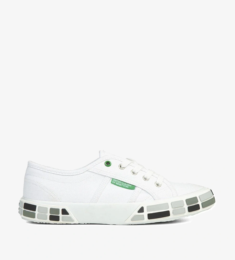 ® | BN-30691-3114 Beyaz Siyah - Kadın Spor Ayakkabı