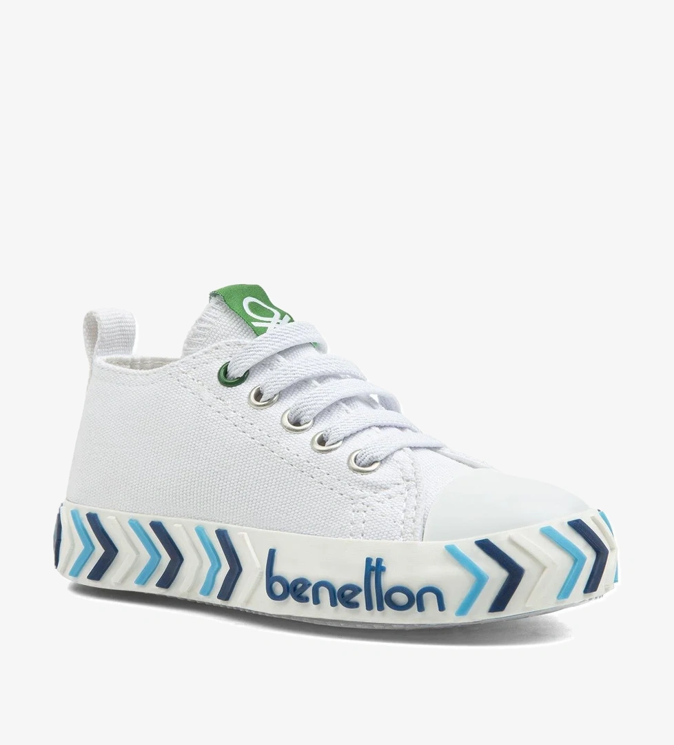 ® | BN-30640 - 3394 Beyaz Mavi - Çocuk Spor Ayakkabı