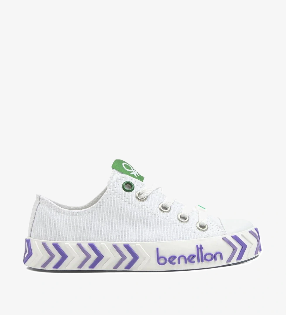 ® | BN-30635-3374 Beyaz Lila - Çocuk Spor Ayakkabı