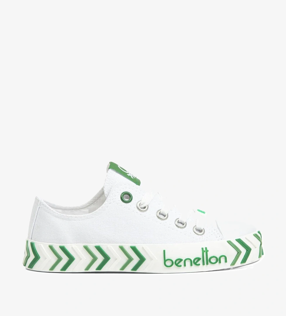 ® | BN-30635-3374 Beyaz Yesil - Çocuk Spor Ayakkabı