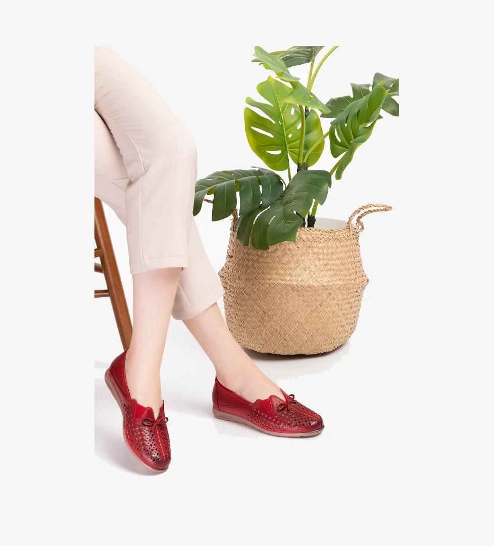 Gondol Hakiki Deri Ortopedik Taban Günlük Ayakkabı esfa.2605