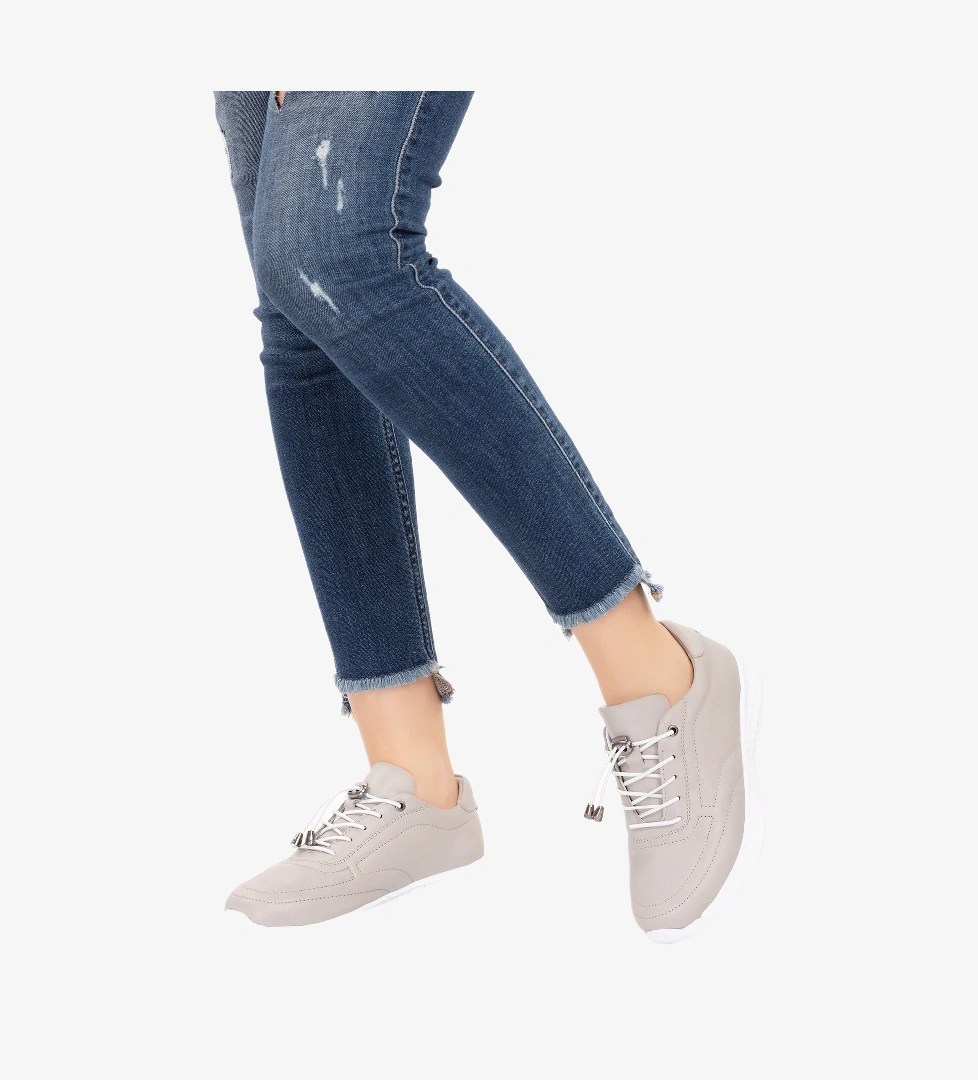 Gondol Içi Dışı Hakiki Deri Faylon Taban Hafif Spor Ayakkabı es.110