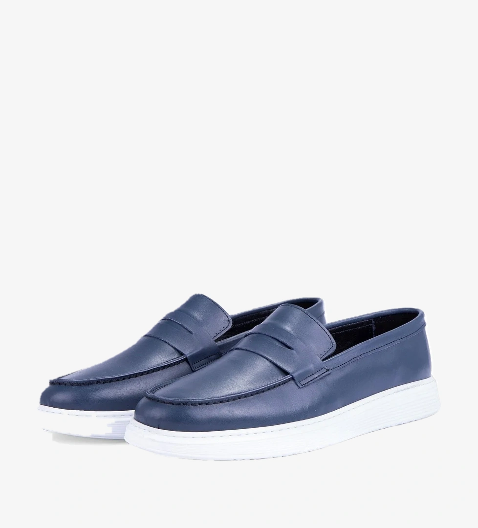 Trim Hakiki Deri Erkek Günlük Ayakkabı Loafer Ayakkabı