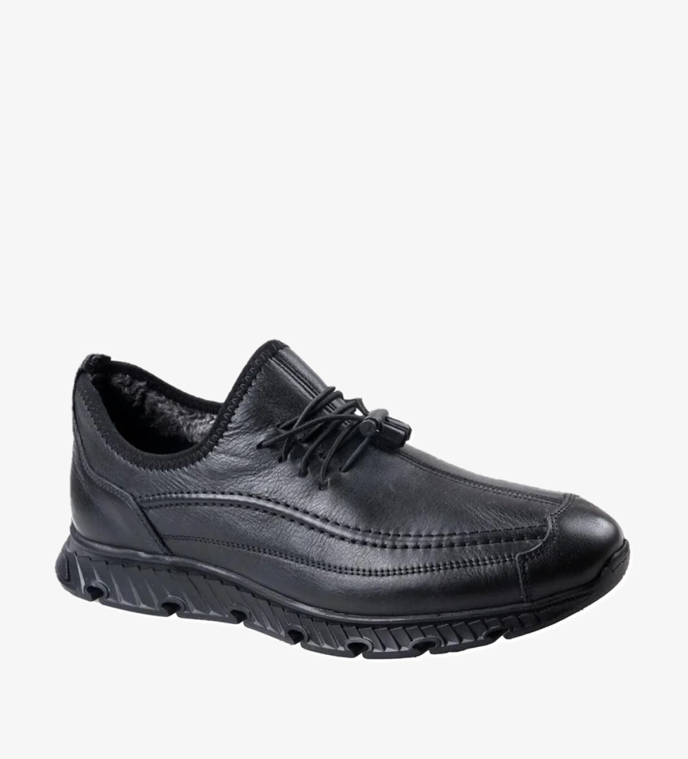 Tardelli 550 Orto pedik Erkek Kürklü Deri Ayakkabı - Görsel 1