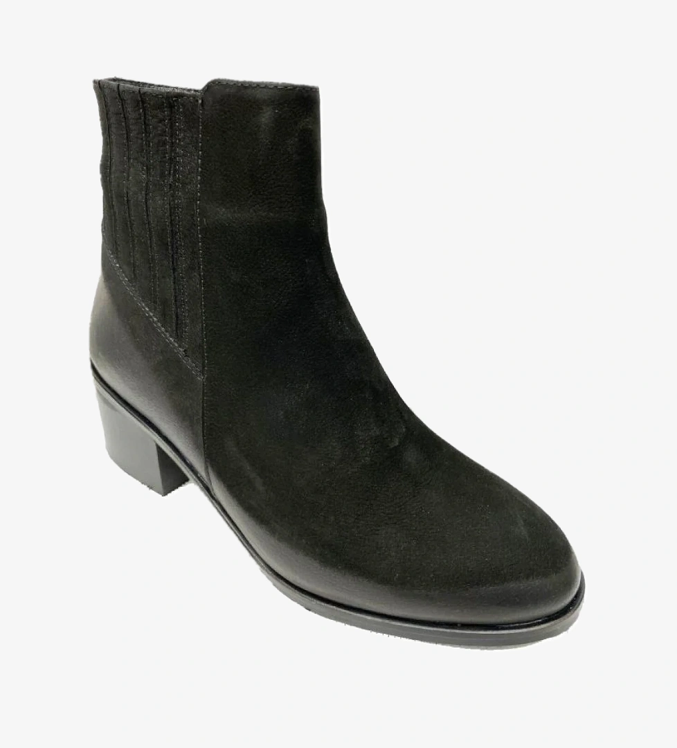 243 Hakiki Nubuk Deri Anatomik Fashıon Kadın Bot - Görsel 1