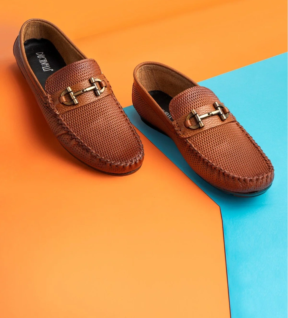 Verde Hakiki Deri Erkek Günlük Ayakkabı, Rog Loafer Ayakkabı - Görsel 1