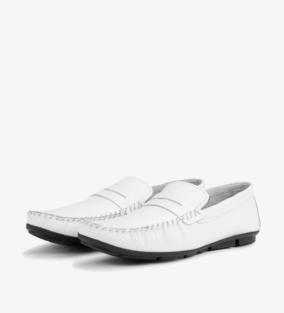 Artsy Hakiki Deri Erkek Günlük Ayakkabı, Rok Loafer Ayakkabı