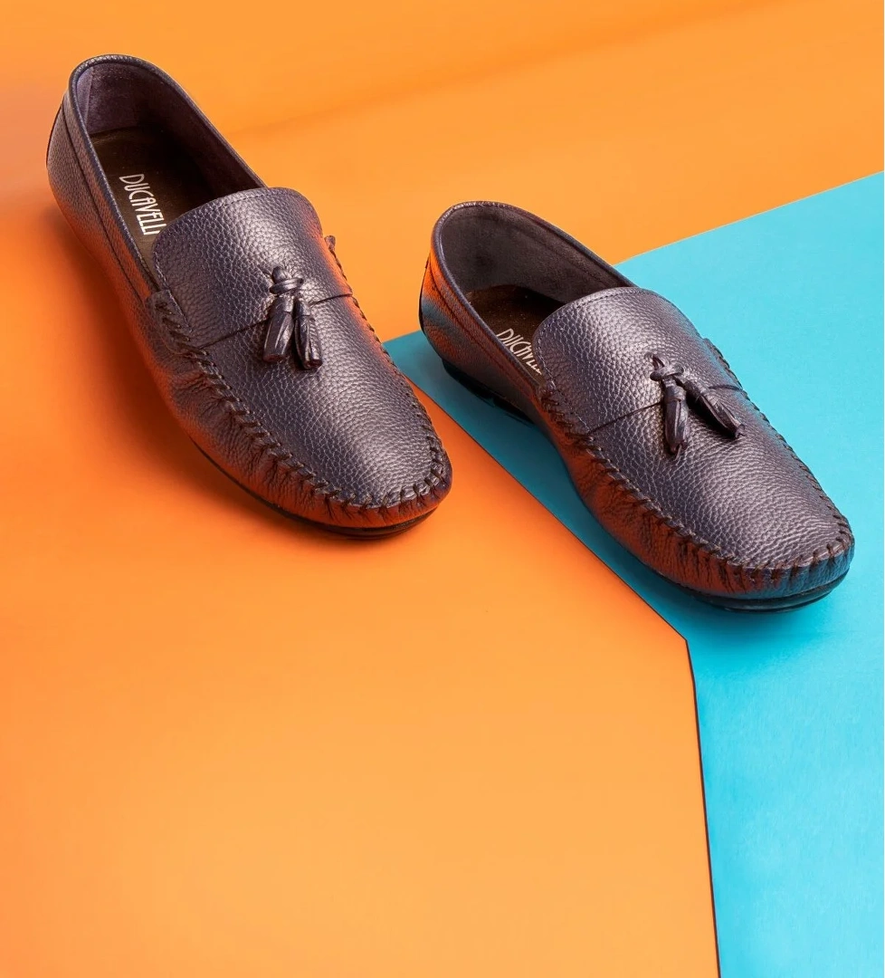 Noble Hakiki Deri Erkek Günlük Ayakkabı, Rok Loafer Ayakkabı