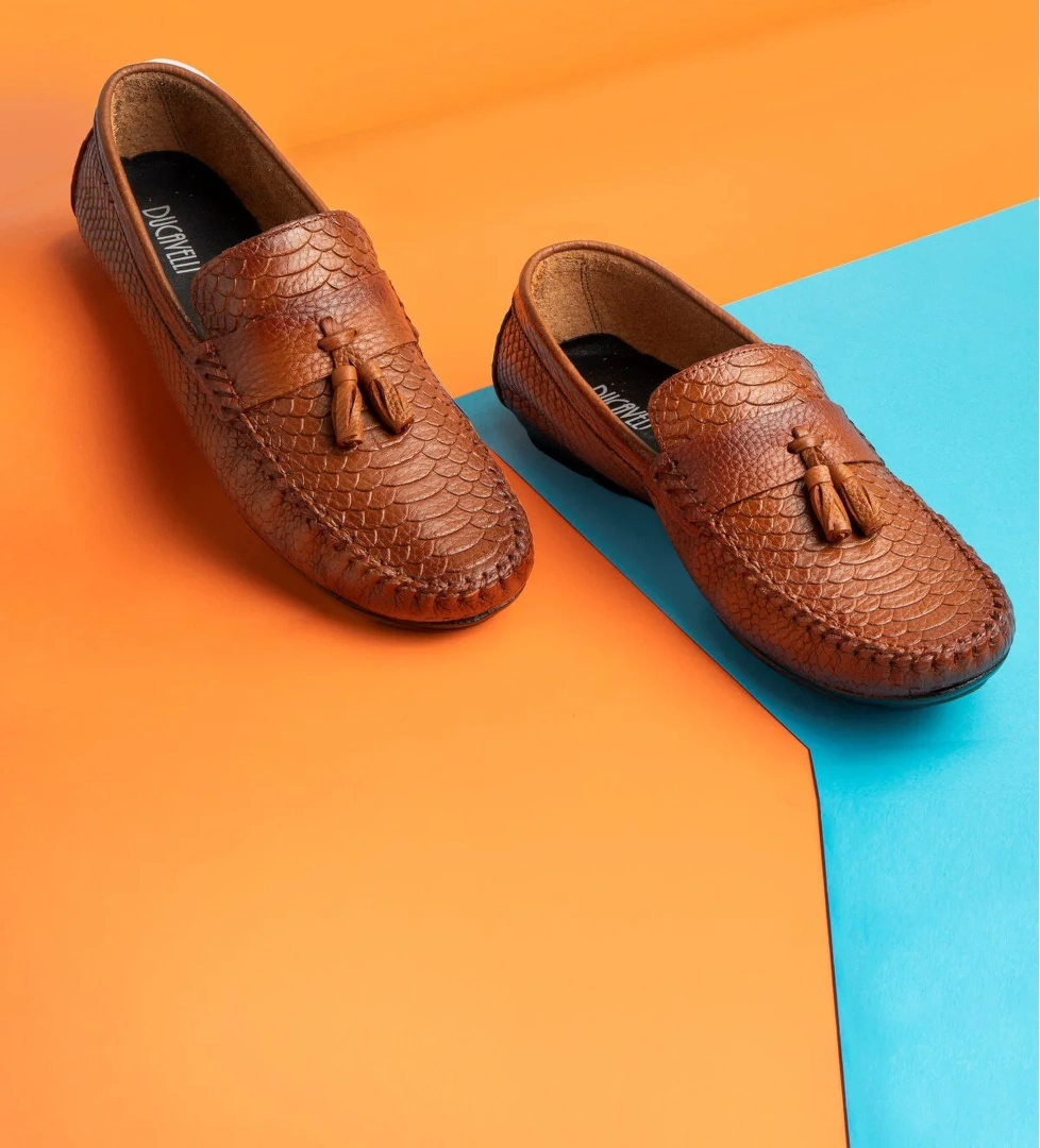 Array Hakiki Deri Erkek Günlük Ayakkabı, Rok Loafer Ayakkabı - Görsel 1