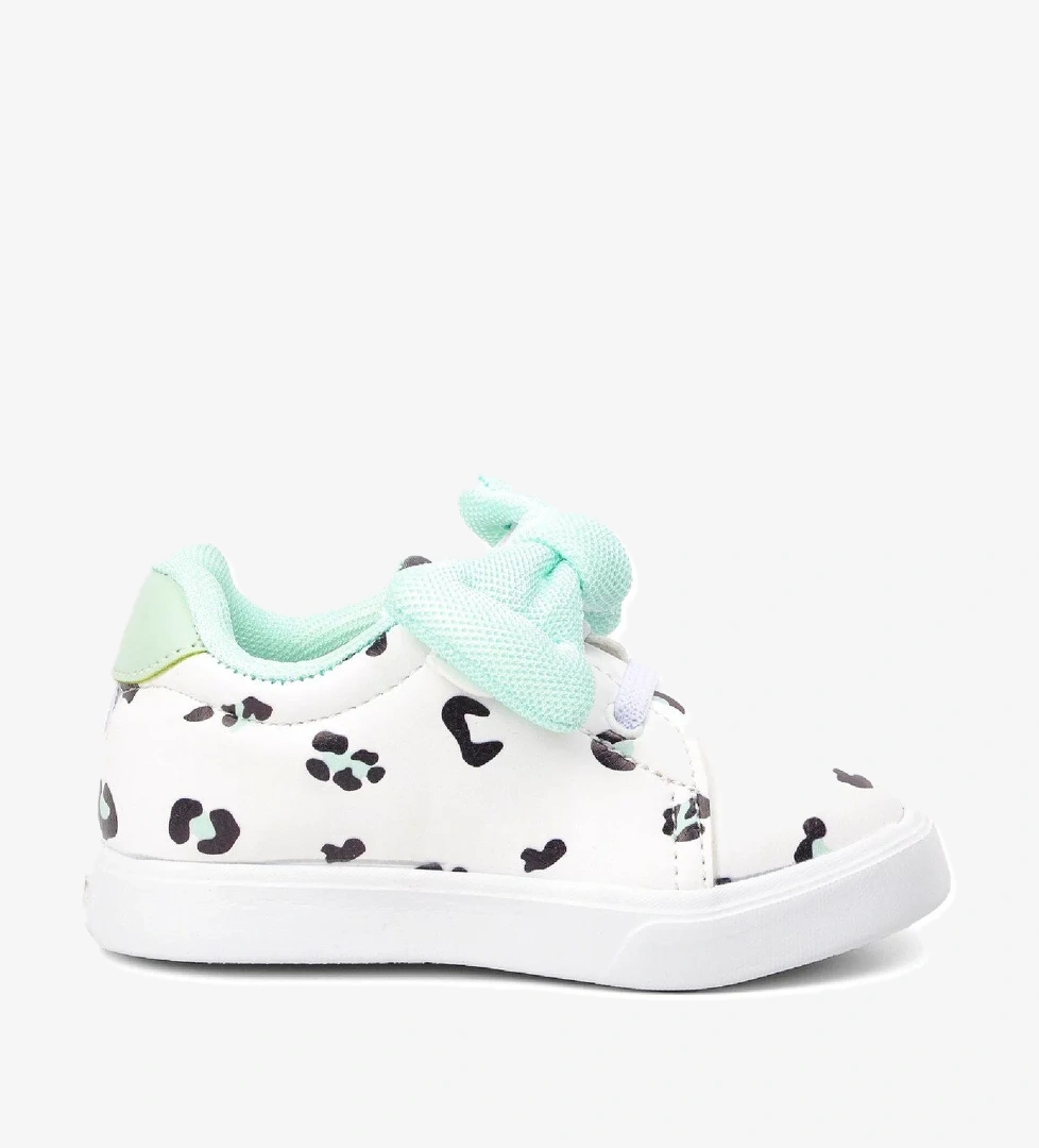 Merlin Beyaz-Yeşil Kız Çocuk Günlük Spor Ayakkabı - Görsel 1