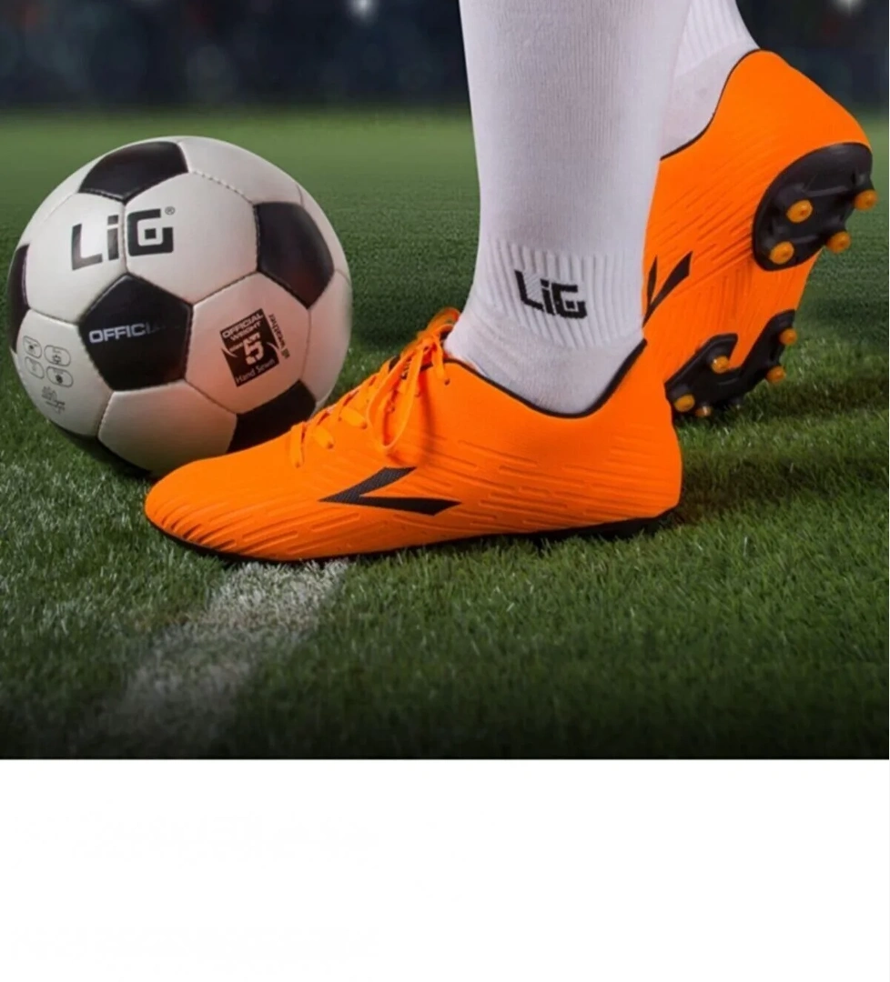 Lig Aras Turuncu Siyah Erkek Futbol Krampon Ayakkabısı model görseli