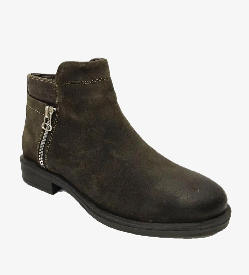 329501-930 Hakiki Deri Anatomik Kadın Bot - Görsel 1