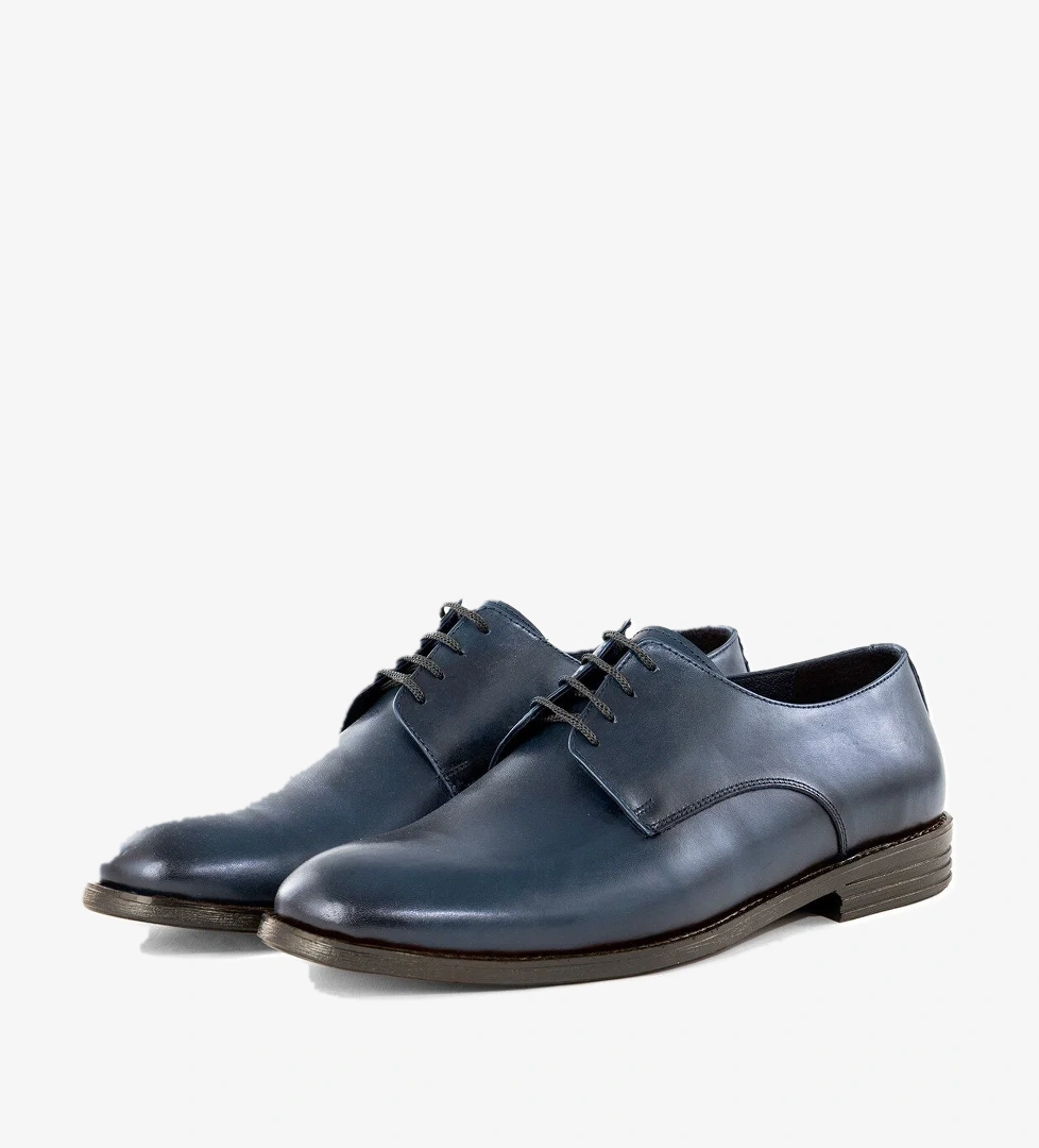 Pierro Hakiki Deri Erkek Klasik Ayakkabı, Derby Klasik Ayakkabı