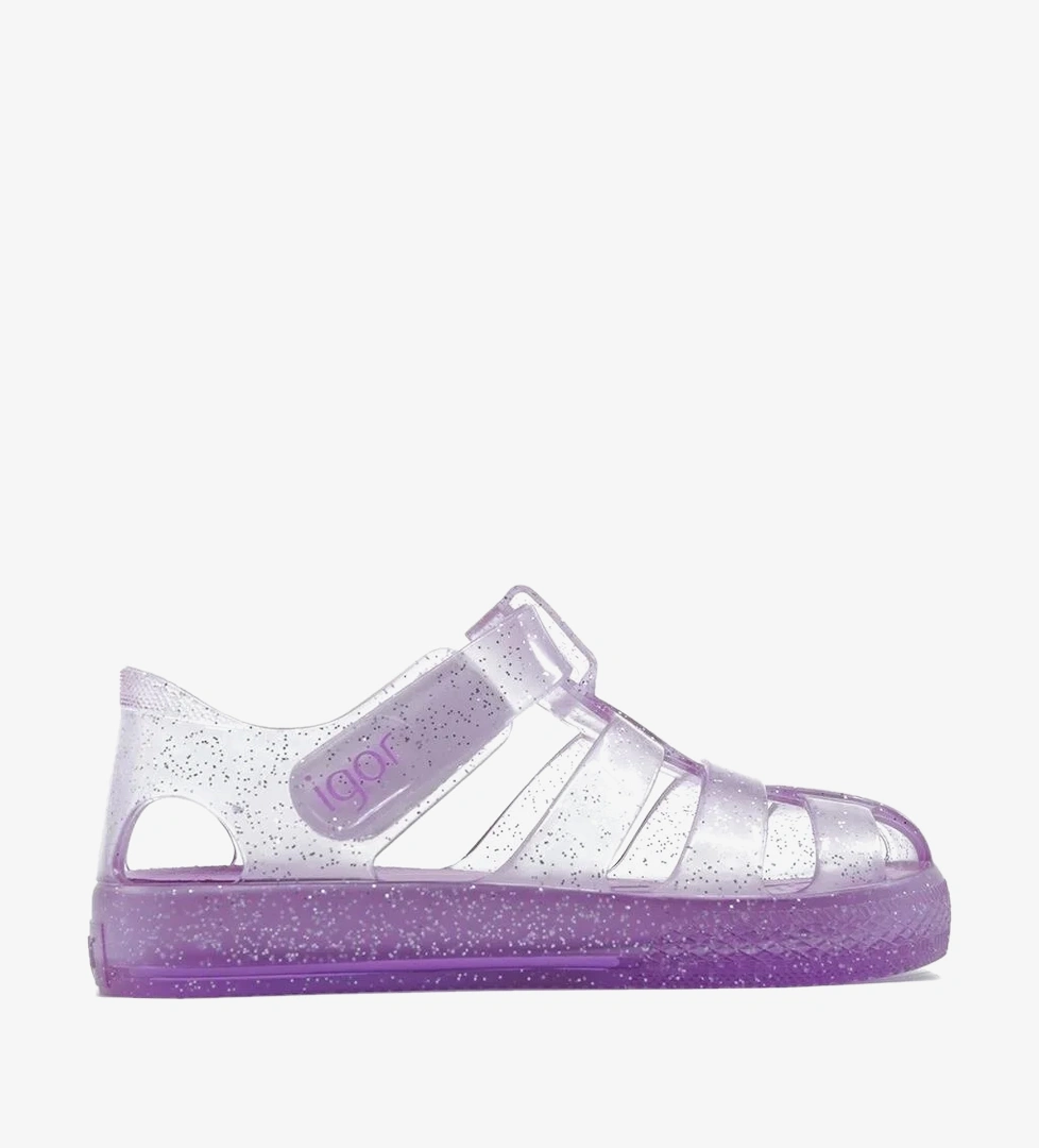 Igor İGOR STAR GLITTER KAYDIRMAZ TABAN ÇOCUK SANDALET (21-30) 22Y KS10265-STAR GLITER