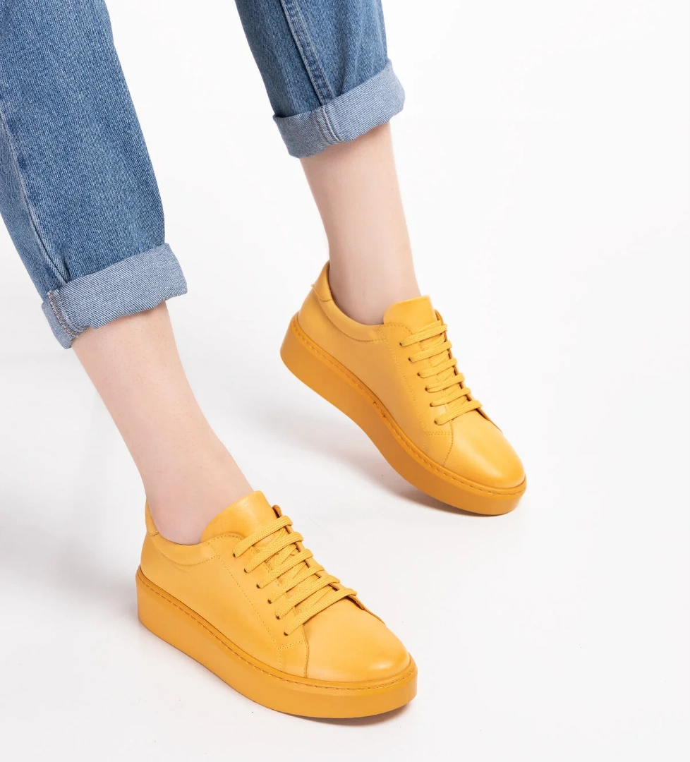 Gondol Hakiki Deri Anatomik Taban Spor Ayakkabı ell.6839