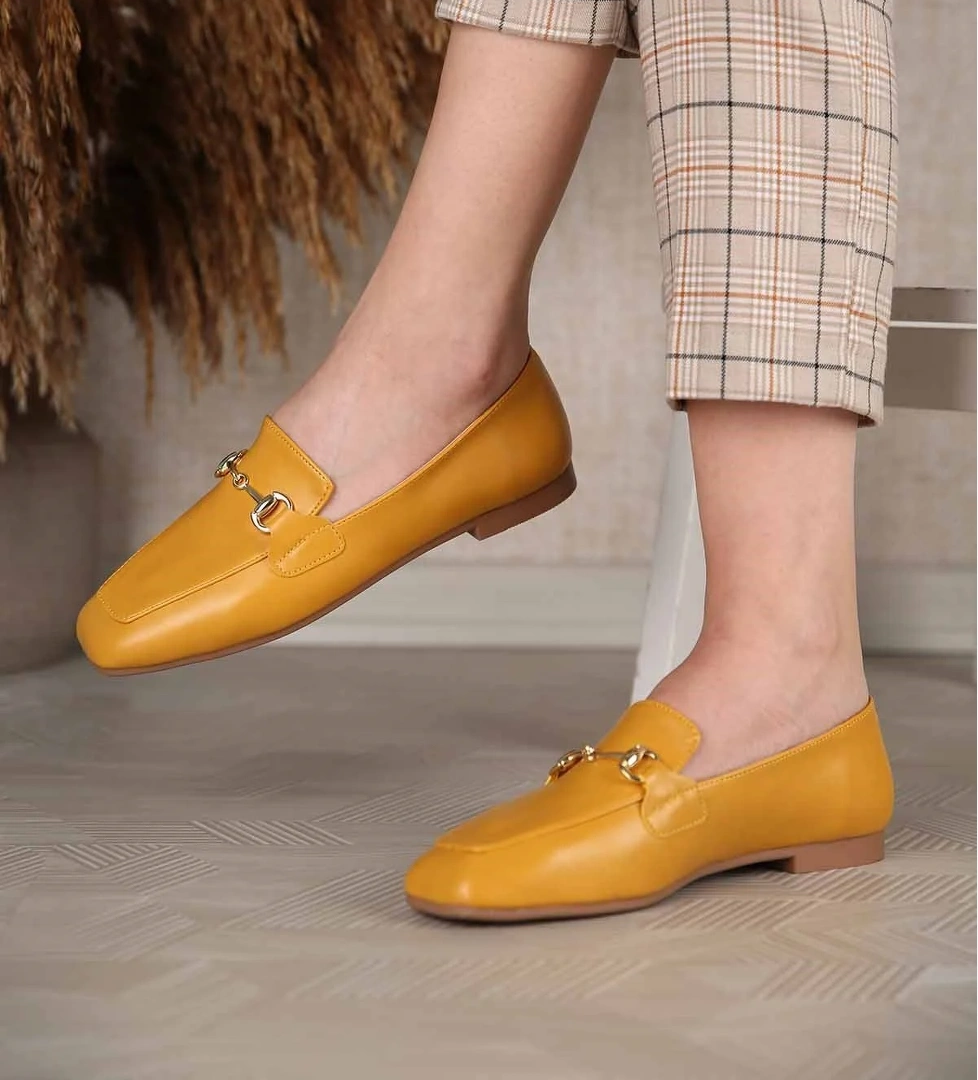 Kadın Tokalı Babet HARDAL CİLT