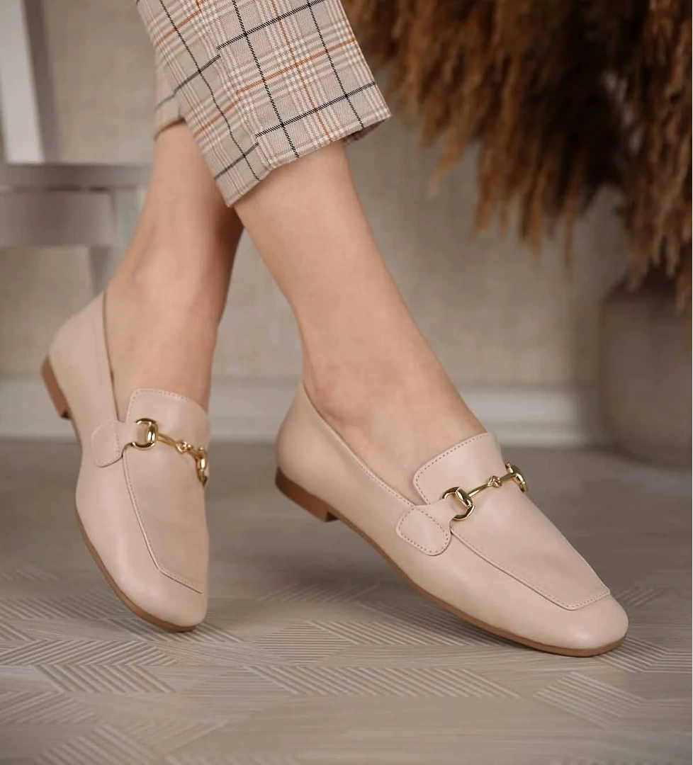 Kadın Tokalı Babet TEN CİLT