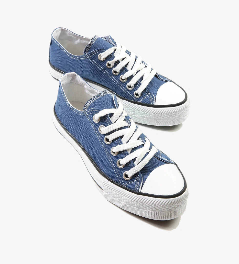 Ccway Kadın Kalın Tabanlı Keten Spor Ayakkabı model görseli