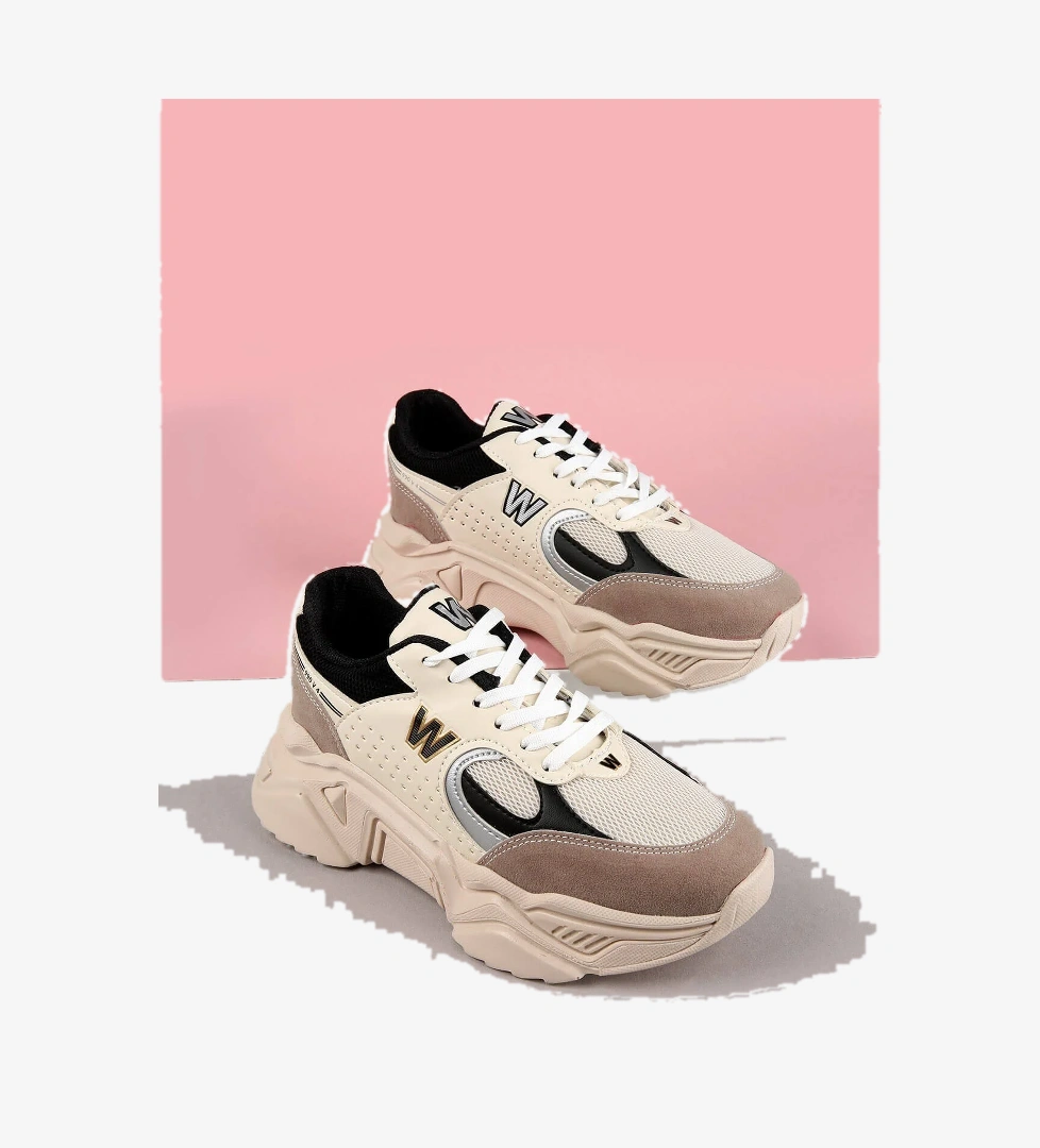 Kadın Anorak Spor Ayakkabı NUDE SİYAH