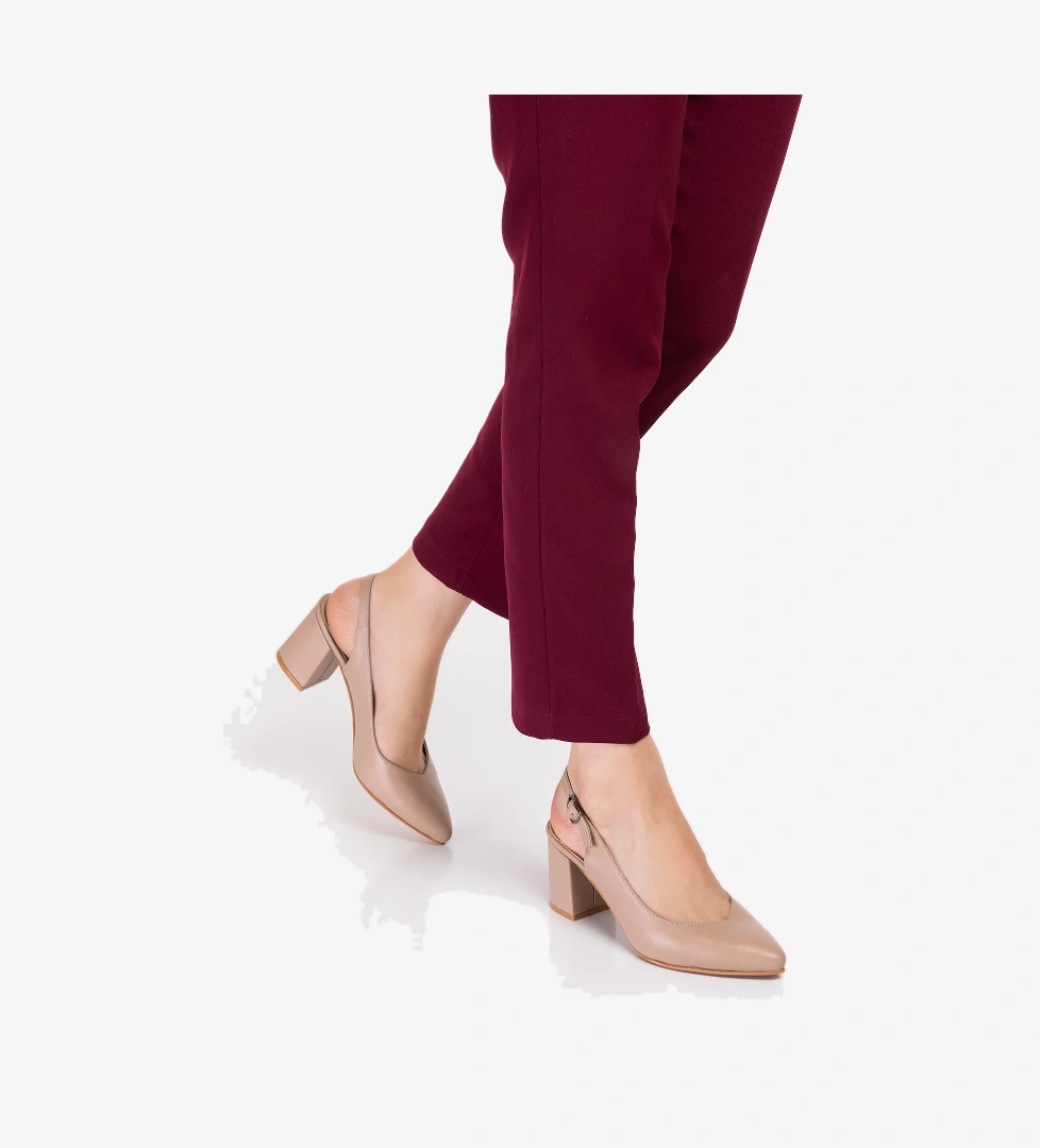 Gondol Kadın Hakiki Deri Klasik Topuklu Ayakkabı şhn.0028