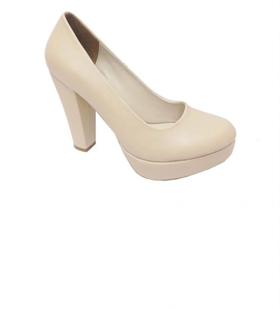 Aydemir 2042-21 Deri 30mm Platform Topuk Kadın Ayakkabı model görseli