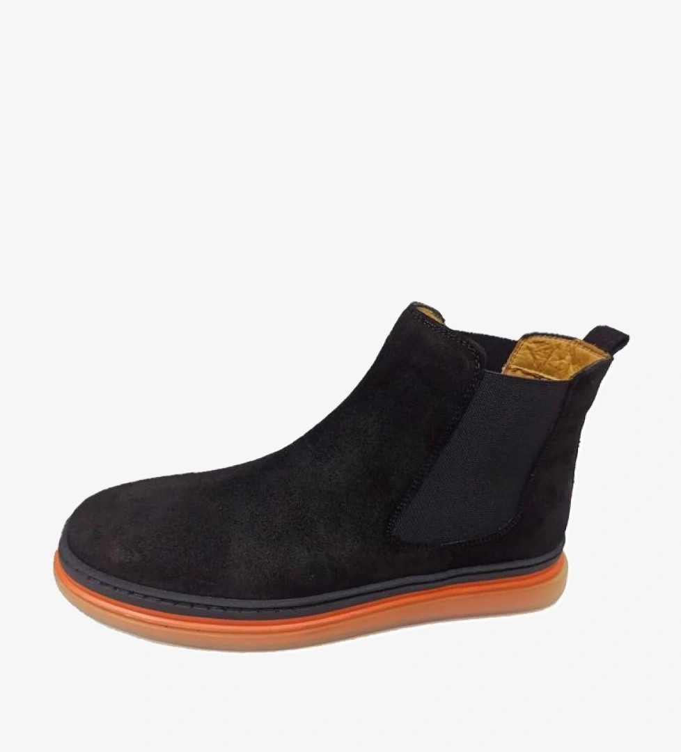 165201-925 Hakiki Süet Deri Erkek Bot - Görsel 1