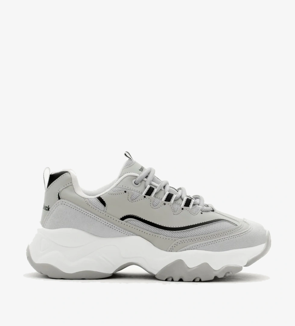 Kadın Buz Rahat Kalıp Yüksek Taban Bağcıklı Spor Ayakkabı - Görsel 1